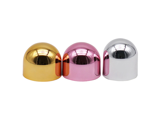 Fea15 유리병 플라스틱 빛나는 색깔 LID를 위한 반원 향기 캡