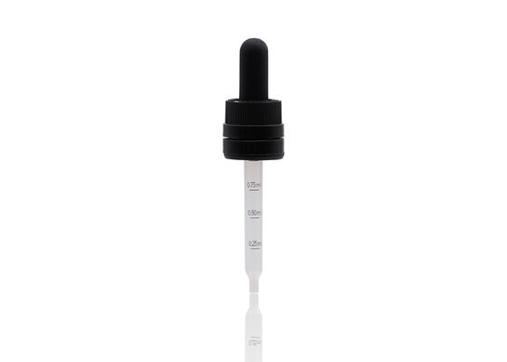 품질  Professional Tamper Evident Essential Oil Dropper 18/410 Prevent Liquid Leakage 공장