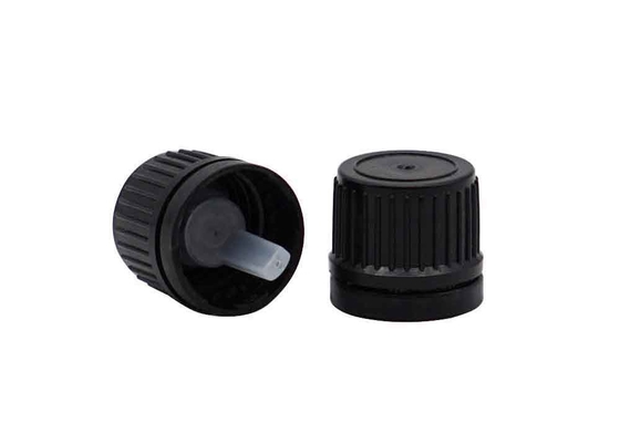 18mm 20mm 블랙 플라스틱 펌퍼 증명 스크루 캡 병