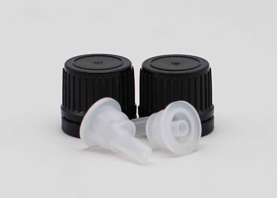 18mm 20mm 블랙 플라스틱 펌퍼 증명 스크루 캡 병
