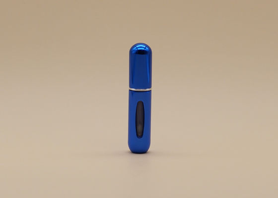 감청색 다시 채울 수 있는 플라스틱 살포는 액체 화장용 패킹을 위한 5ml를 병에 넣습니다