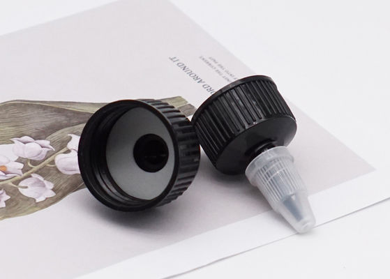 24개 병 평면 폐쇄를 위한 밀리미터 합성 수지제 나사 캡 트위스트 상부 롱 노즐